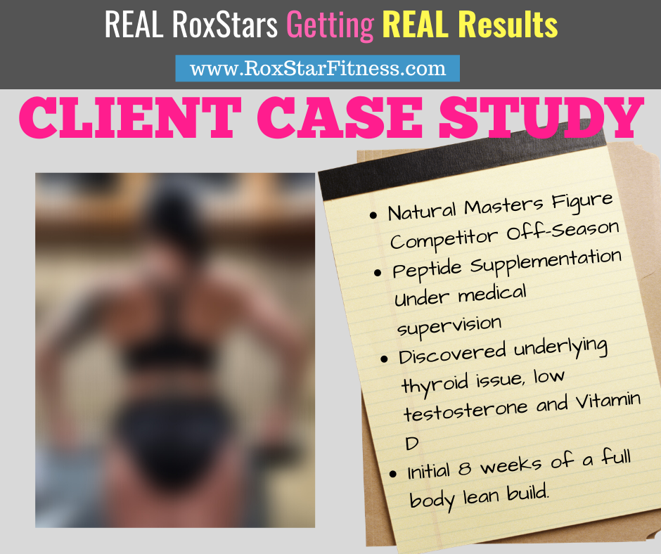 Masters Figure Off Season With Peptide Supplementation