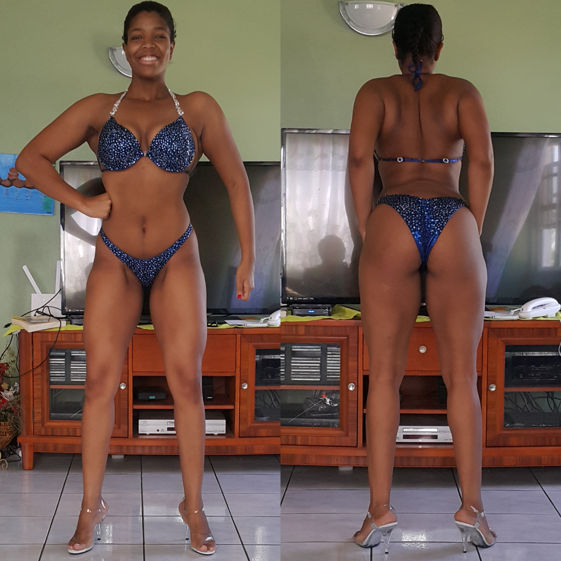 Wellness and figure competitor contest prep