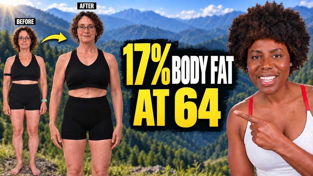 Deb's body recomposition before and after at age 64 with Roxie Beckles
