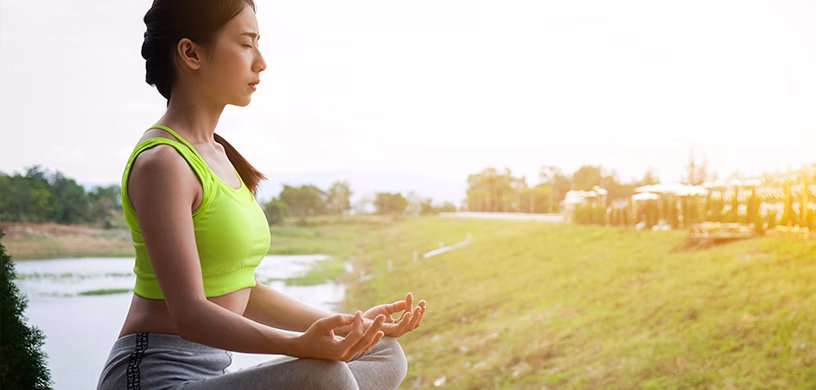 meditation girl